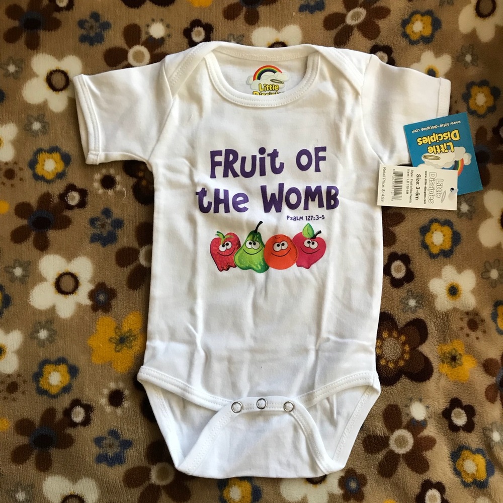 🛍3/$12🛍 NWT Little Disciples onesie